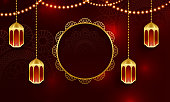 eid mubarak,ramadan kareem,Eid al-Adha,festivals,lights festivals,hanging lanterns,lights background.stock illustration