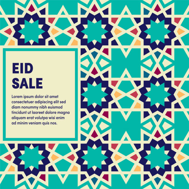 Eid Sale Multipurpose Business Cover Design Modern design layout template for eid sale cover design for web banner or print advertising with abstract background. romance book cover stock illustrations