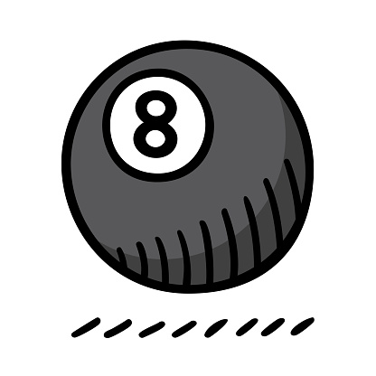 Eight Ball Doodle 6