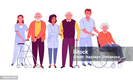 istock Elderly people care. 1160843384