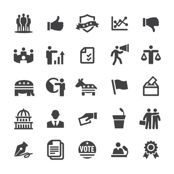 Election Icons - Smart Series Election, voting clipart stock illustrations