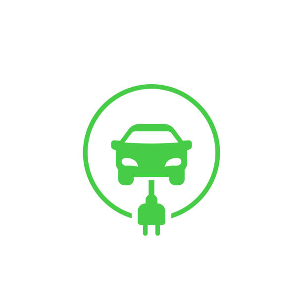 ilustrações de stock, clip art, desenhos animados e ícones de electric car charging station icon - car charger