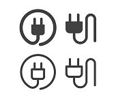 istock Electric Plug - Illustration Icons 1265438554