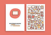 istock Electronic Devices Related Design. Modern Vector Templates for Brochure, Cover, Flyer and Annual Report. 1205297051