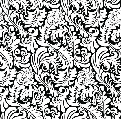 Elegant abstract wallpaper pattern / background (tiles seamlessly)