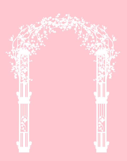 Clip Art Of A Flower Arch Illustrations, Royalty-Free Vector Graphics