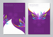 elegant brochure template with provision for image