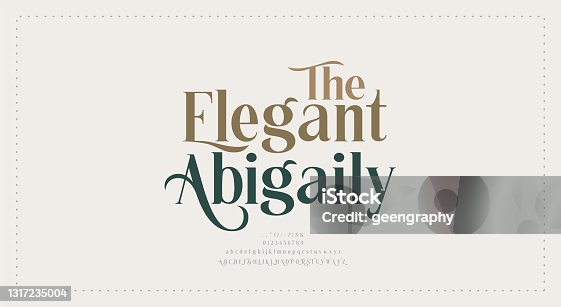 istock Elegant wedding alphabet letters font and number. Typography Luxury classic lettering serif fonts decorative vintage retro concept. vector illustration 1317235004