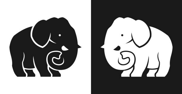 Royalty Free White Elephant Clip Art, Vector Images & Illustrations