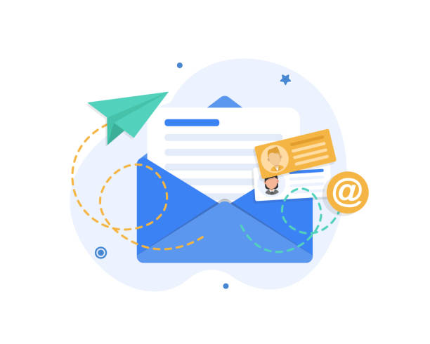 이메일 및 메시지, 이메일 마케팅 캠페인 - 전자메일 stock illustrations