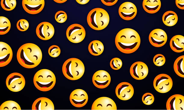 3D Emoji with Smiley Face stock illustration vector art illustration