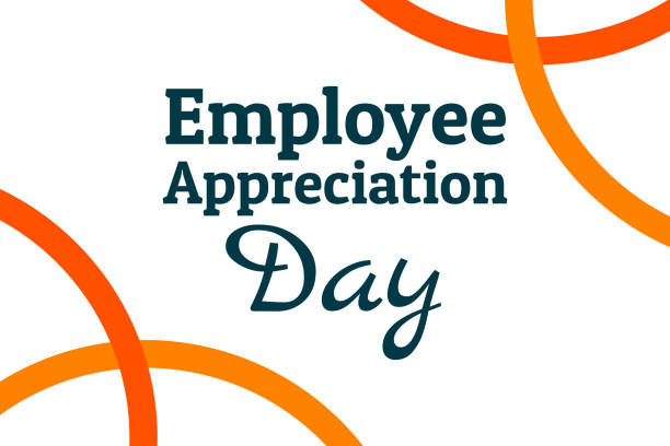 Employee Appreciation Day concept. First Friday in March. Holiday concept. Template for background, banner, card, poster with text inscription. Vector EPS10 illustration. Employee Appreciation Day concept. First Friday in March. Holiday concept. Template for background, banner, card, poster with text inscription. Vector EPS10 illustration admiration stock illustrations