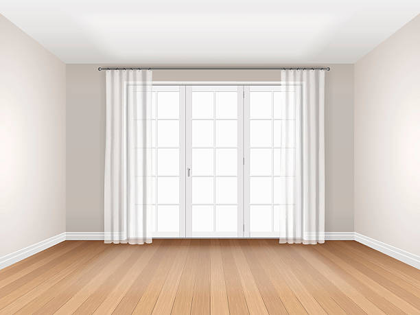 window. beige. blank. interior. background. eps10. clipart. backdrop. woode...