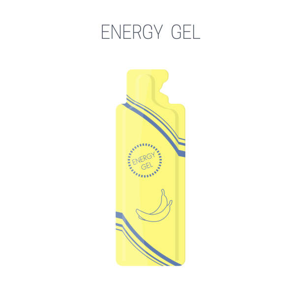 Energy sport gel packet icon. Energy sport gel packet icon. Vector illustration gel pack stock illustrations