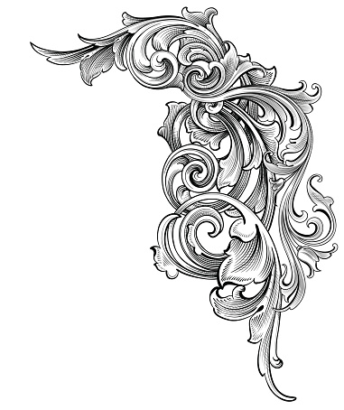 Entangled Scrollwork Stock Illustration - Download Image Now - iStock.