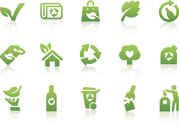 Environmental icons 3 Environment related vector icons for your design or application.  newspaper clipart stock illustrations