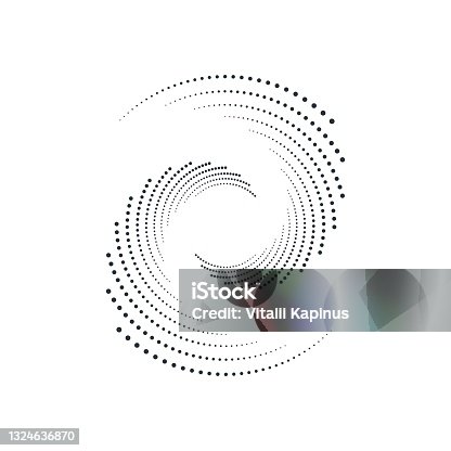 istock Epicenter. Refreshing stream. Halftones. Vector icon isolated on white background. 1324636870