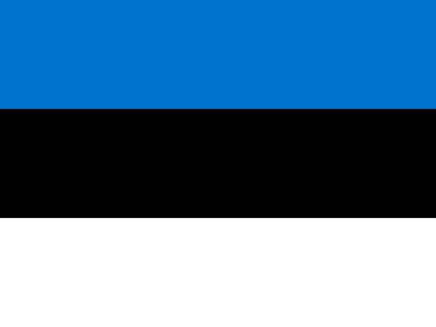 Estonia flag Estonia national flag estonia stock illustrations