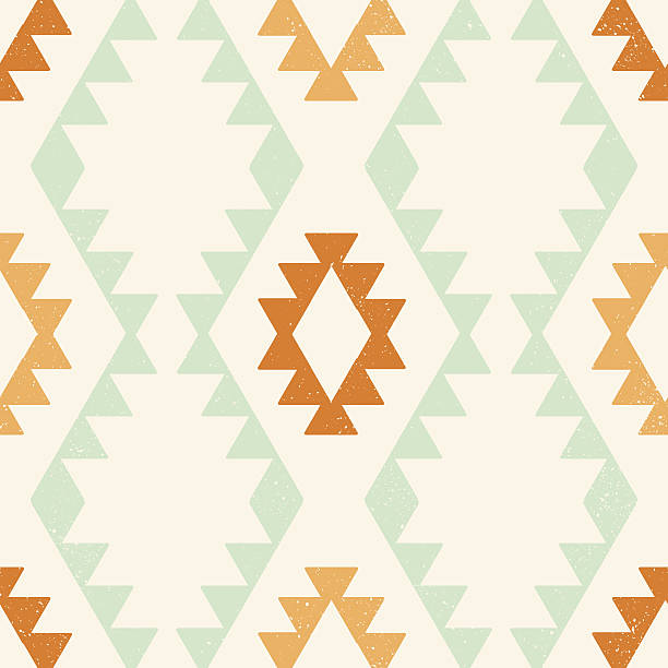 Ethnic geometric seamless vector pattern Ethnic geometric seamless vector pattern with clipping mask, easily editable. EPS8 file. indigenous peoples of the americas stock illustrations