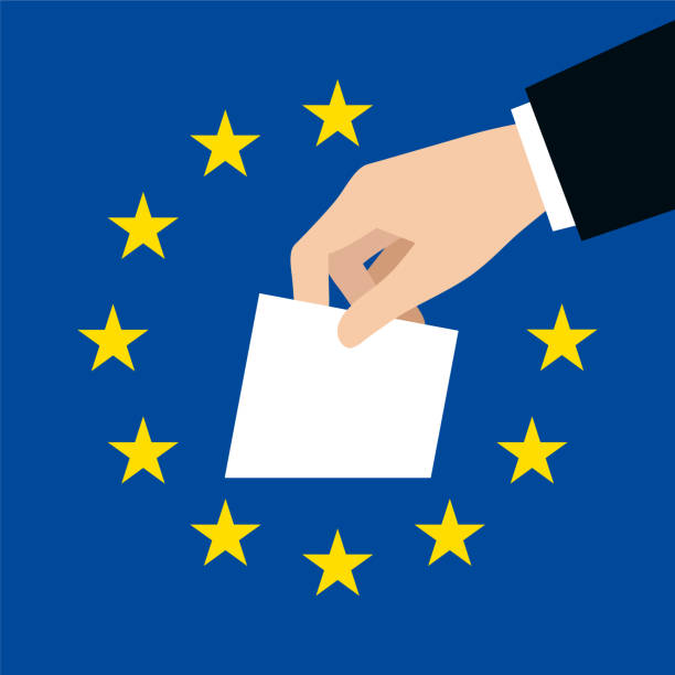 illustrations, cliparts, dessins animés et icônes de élections européennes. illustration vectorielle - parlement européen