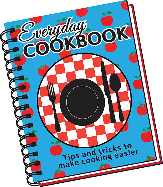 royalty-free-cookbook-clip-art-vector-images-illustrations-istock