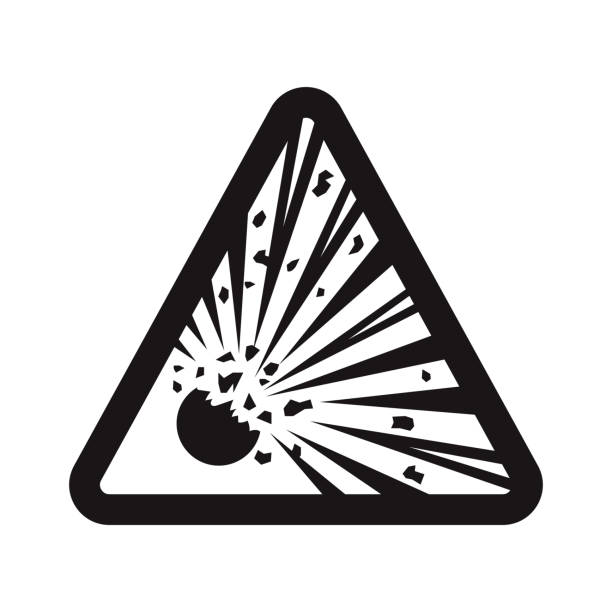 300 x 200mm Safety Signs Warning Sign DANGER Explosive Material 