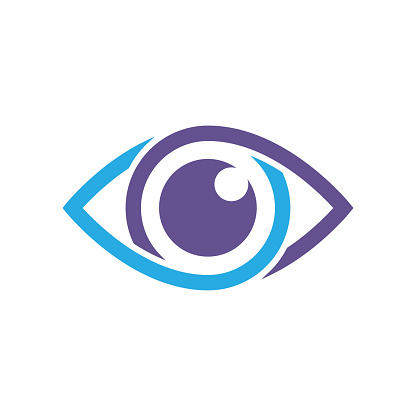 Eye vector icon, vector best flat icon, EPS 10