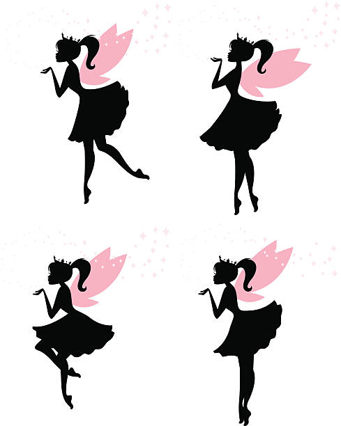 Fairy Princesses vector art illustration