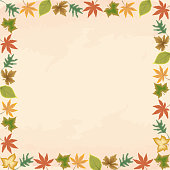 istock Fall, Autumn Leaves, Background, Banner and Frame 1018354294