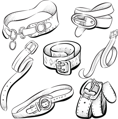 Fashion Belts Stock Illustration - Download Image Now - iStock