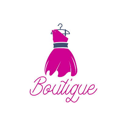 Fashion Boutique Logo With Text Space For Your Slogan Tagline Vector ...
