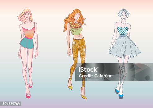 istock Fashion Illustration 504879764