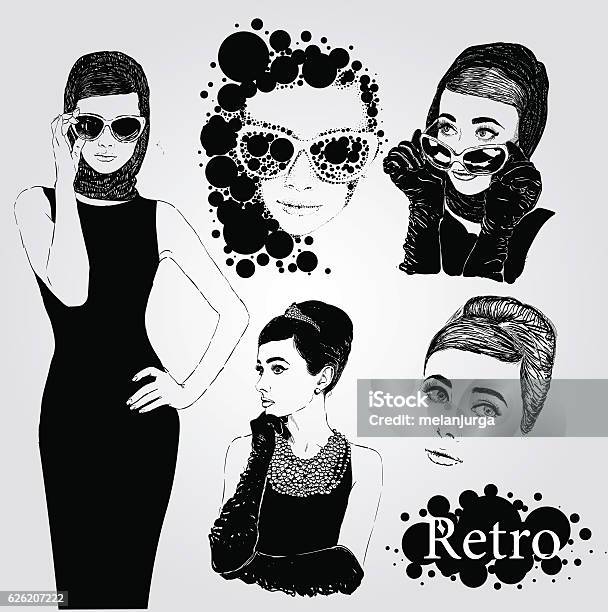 Retro Girl Free Vector Art 52 960 Free Downloads