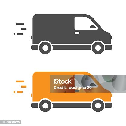 istock Fast Delivery Icon Vector Design. 1301618698