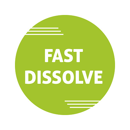 Fast dissolve quality mecial drug package label