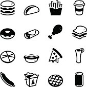 Vector file of Fast Food Icons
