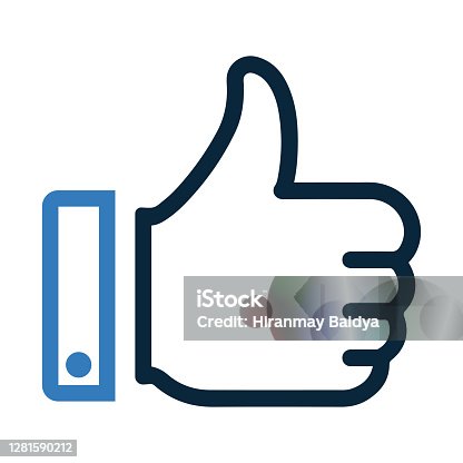 istock Feedback, like, review icon. Vector graphics 1281590212
