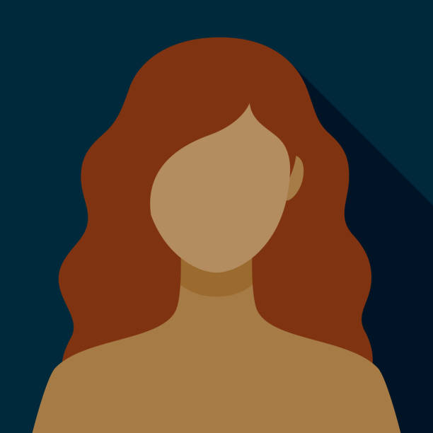 bildbanksillustrationer, clip art samt tecknat material och ikoner med female avatar icon - brunt hår