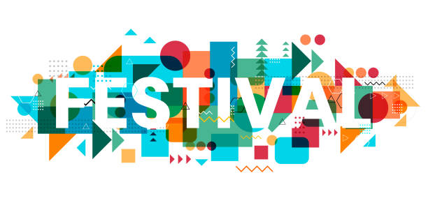 stockillustraties, clipart, cartoons en iconen met festival design - festival