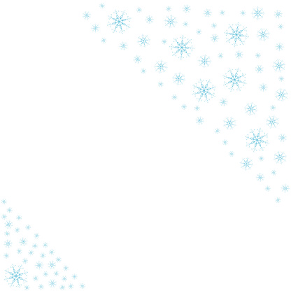 Cadre Festif Avec Des Flocons De Neige Sur Un Fond Blanc Cadre Festif Avec Des Flocons De Neige Sur Un Fond Blanc