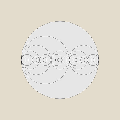 Fibonacci sequence in circles