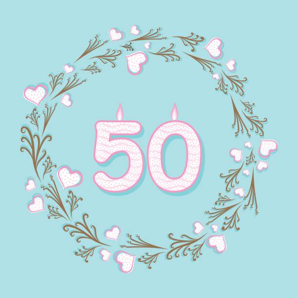 Royalty Free 50th Wedding Anniversary Clip Art Vector Royalty Free 50th Wedding Anniversary Clip Art Vector