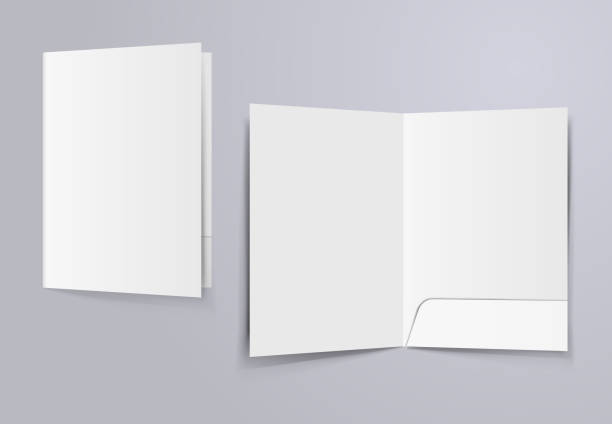 file folder mockup file folder mockup object model mockup brochure stock illustrations