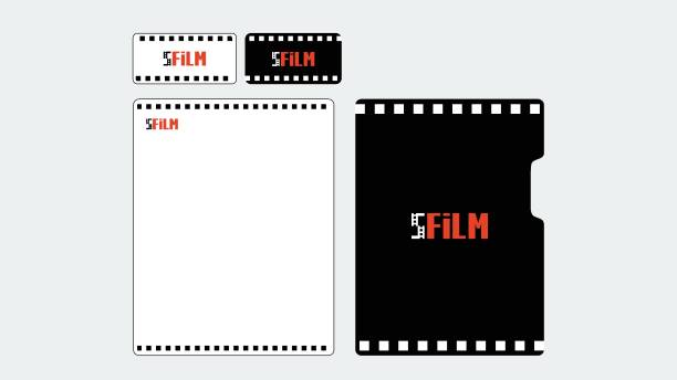film strip logo. s logo concept branding - cannes 幅插畫檔、美工圖案、卡通及圖標