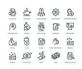 Finance Icons - Line Series