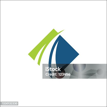 istock Financial logo vector consulting template swoosh 1330132330