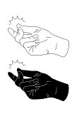 istock Finger Snap Gesture 1352297316
