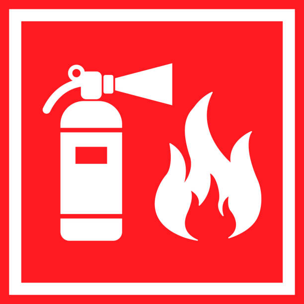 illustrations, cliparts, dessins animés et icônes de illustration de stock de sûreté d’incendie - incendie