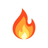 istock Fire vector isolated 1323529010