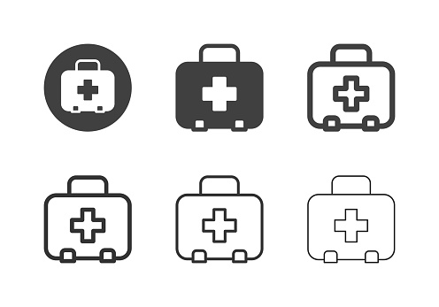 First Aid Box Icons - Multi Series